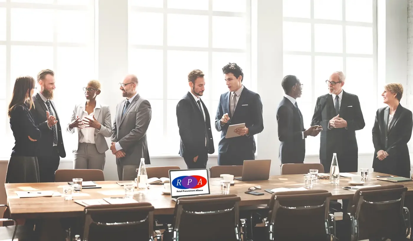 The RPA leadership team in the boardroom
